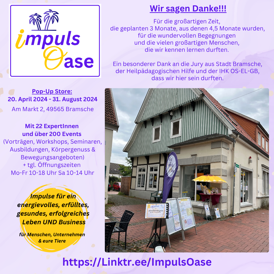 Der Pop-Up Store der ImpulsOase